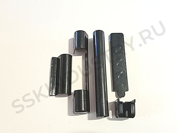Декоративные накладки REZE RAL 9005 чёрный (5 штук комплект)