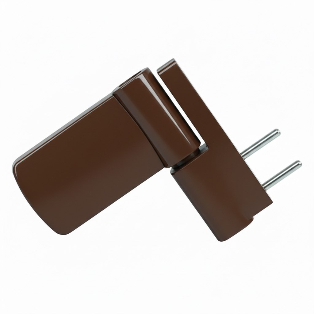 Петля REZE ALPHA XL дверная 110 мм (15-19 мм), RAL 8017 шоколадный