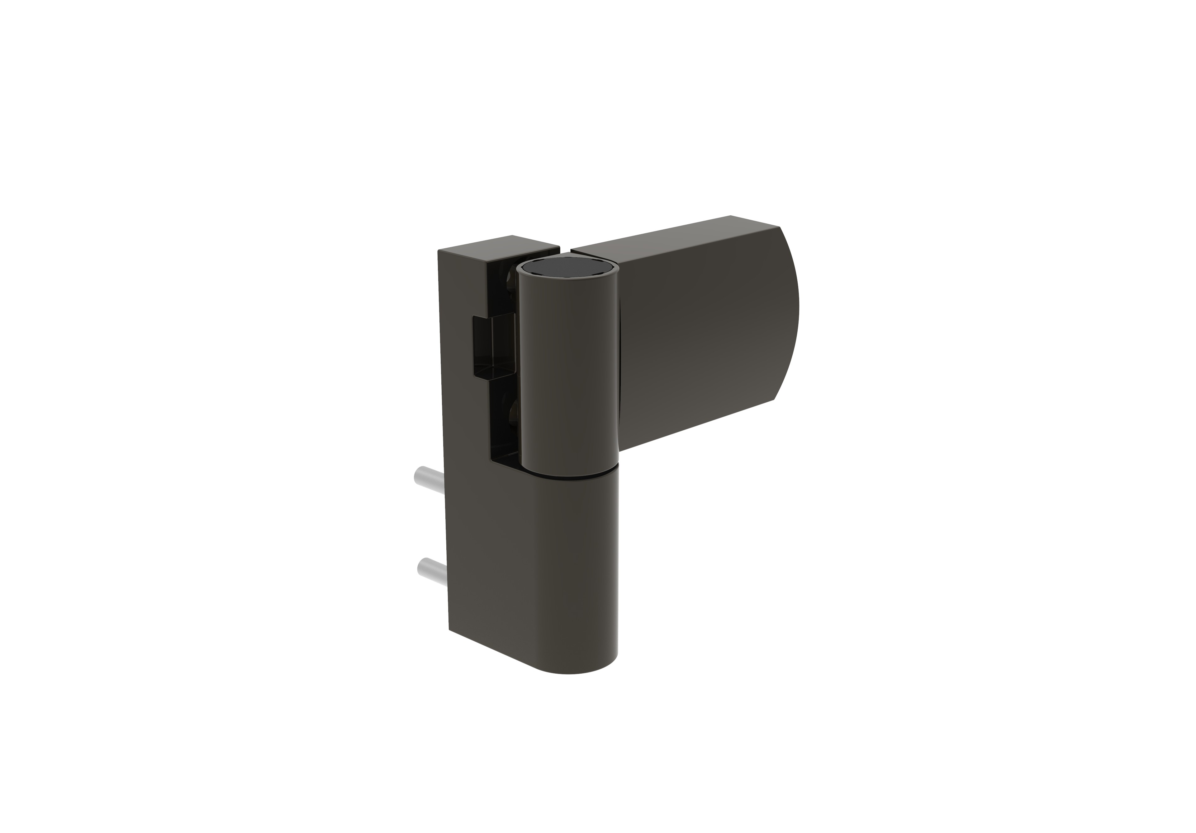 Петля дверная NOVOLINE OPTIMA 23, 88 мм, наплав 17.5-21 мм, от 70 профиля, RAL 8019 коричневый