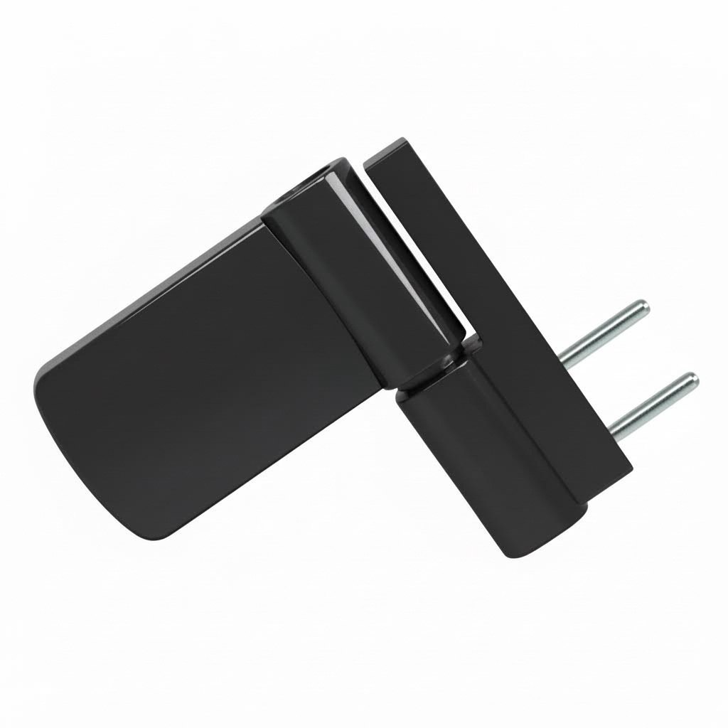 Петля REZE ALPHA XL дверная 90 мм (15-19 мм), RAL 7016 антрацит