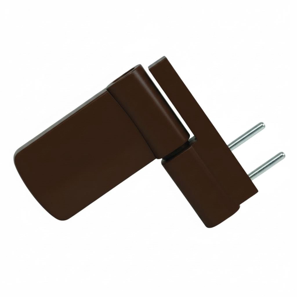 Петля REZE ALPHA XL дверная 90 мм (15-19 мм), RAL 8017 шоколадный